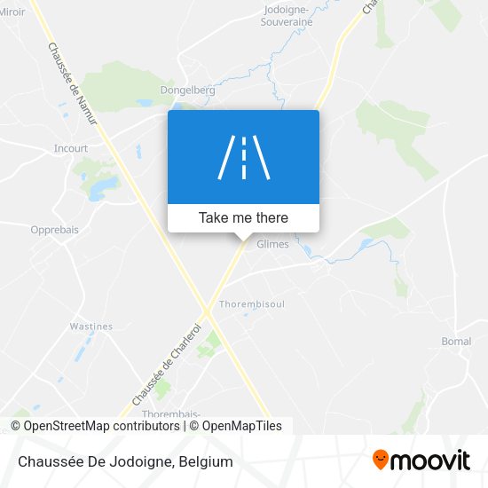 Chaussée De Jodoigne map