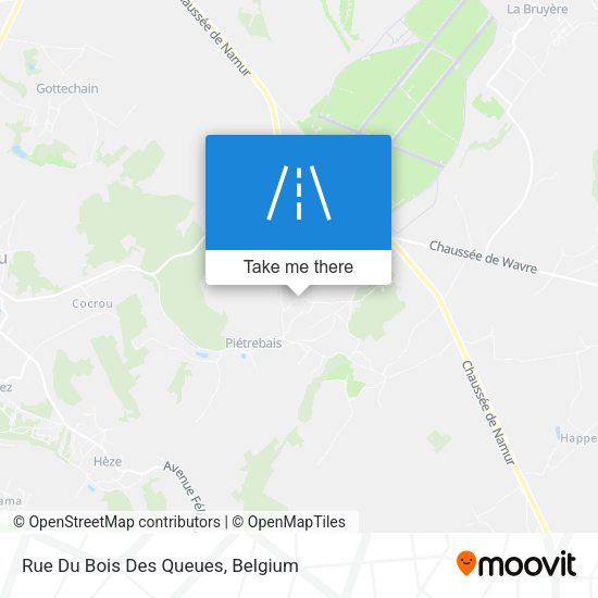 Rue Du Bois Des Queues map