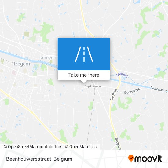Beenhouwersstraat map