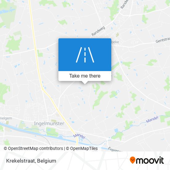 Krekelstraat map