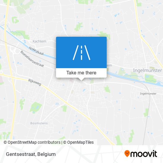 Gentsestraat map