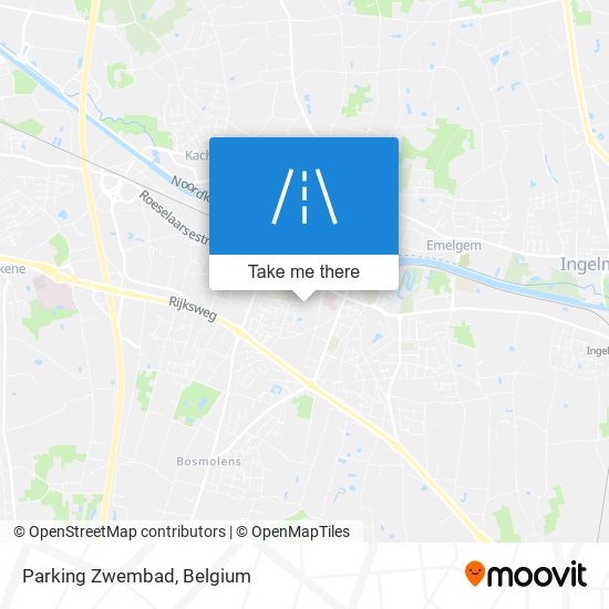 Parking Zwembad map