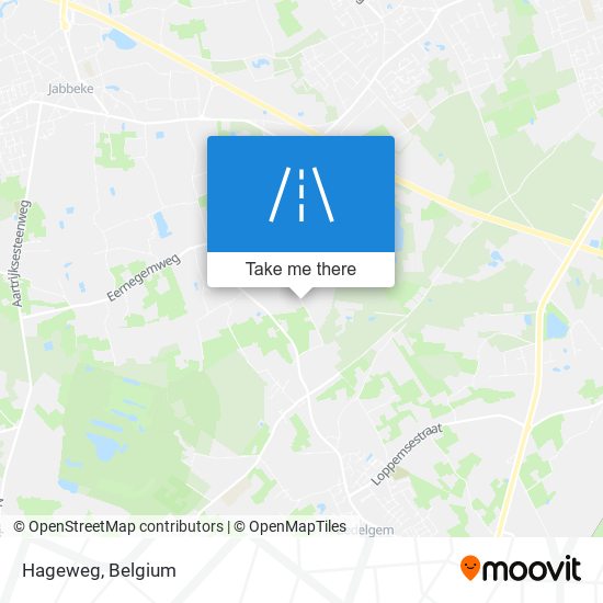 Hageweg map