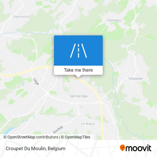 Croupet Du Moulin map