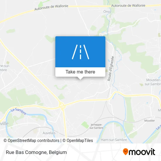 Bas Comogne Street map