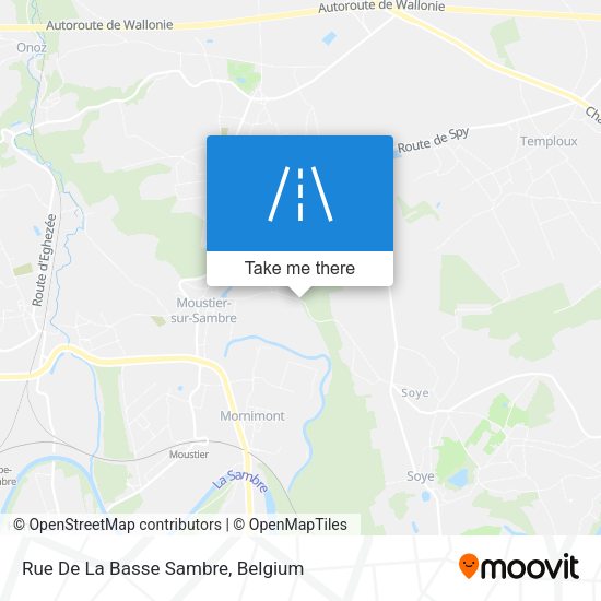 Rue De La Basse Sambre plan