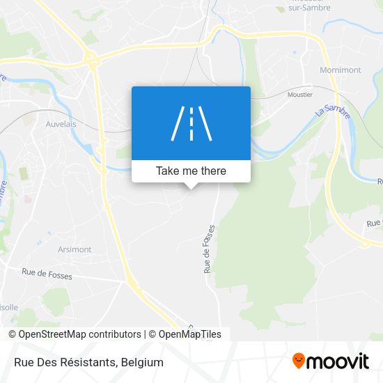 Rue Des Résistants map