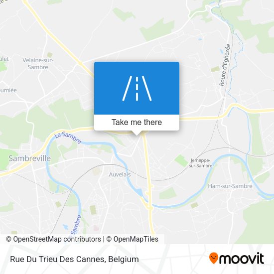 Rue Du Trieu Des Cannes map