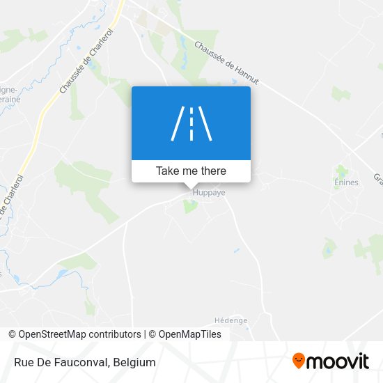 Rue De Fauconval plan