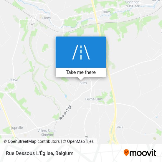 Rue Dessous L'Église plan