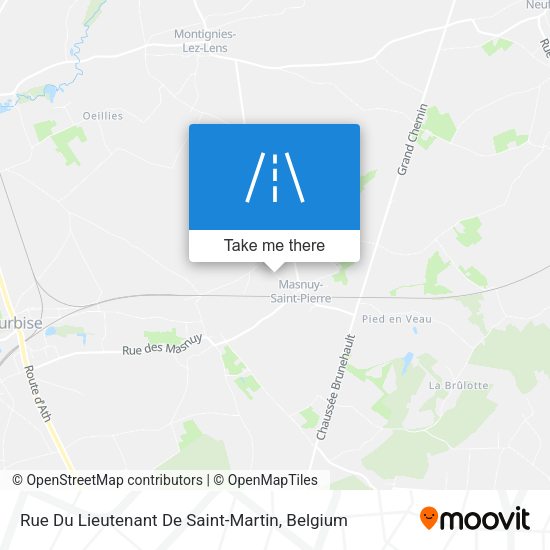 Rue Du Lieutenant De Saint-Martin map