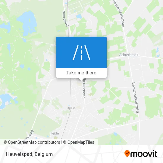 Heuvelspad map