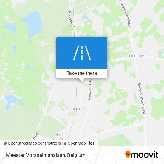 Meester Vorsselmanslaan plan