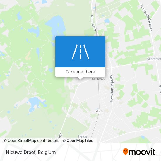 Nieuwe Dreef map