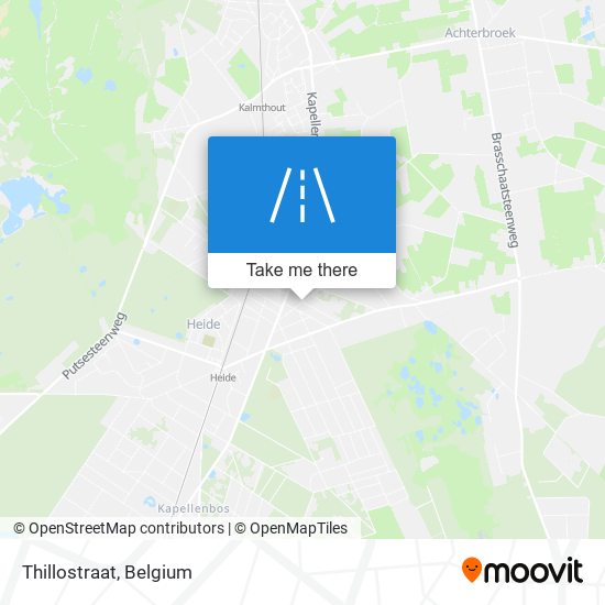 Thillostraat map