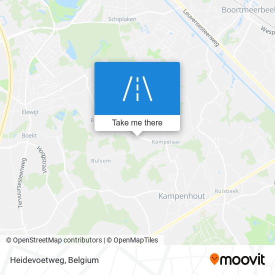 Heidevoetweg map