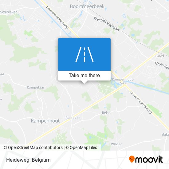 Heideweg map