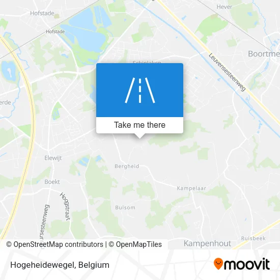 Hogeheidewegel map
