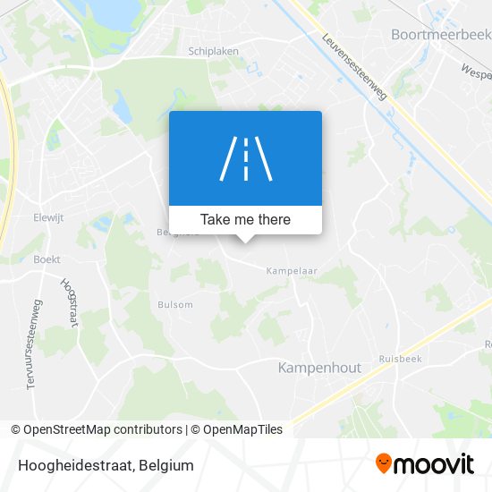 Hoogheidestraat map