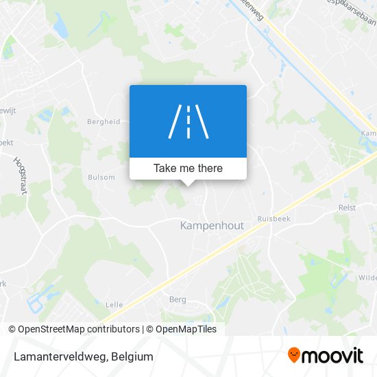 Lamanterveldweg map