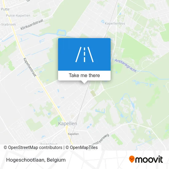 Hogeschootlaan map