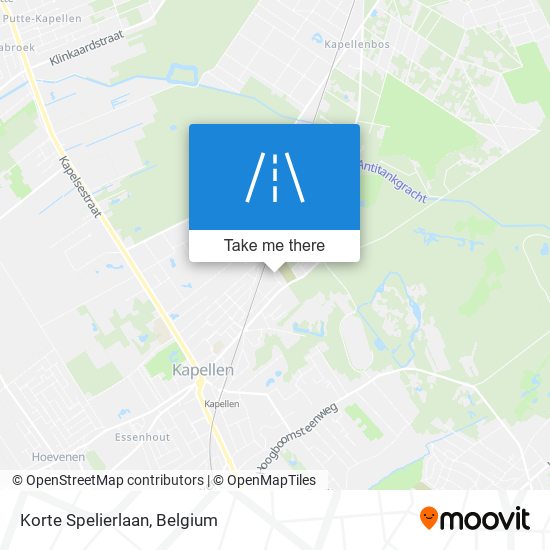 Korte Spelierlaan map