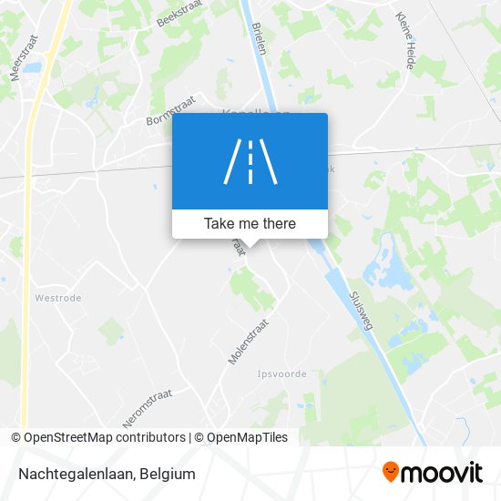 Nachtegalenlaan map