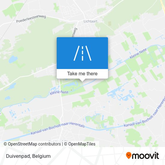 Duivenpad map