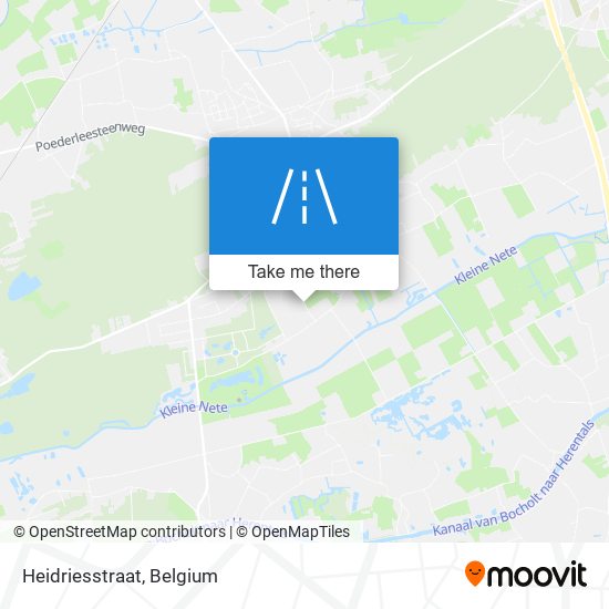 Heidriesstraat map