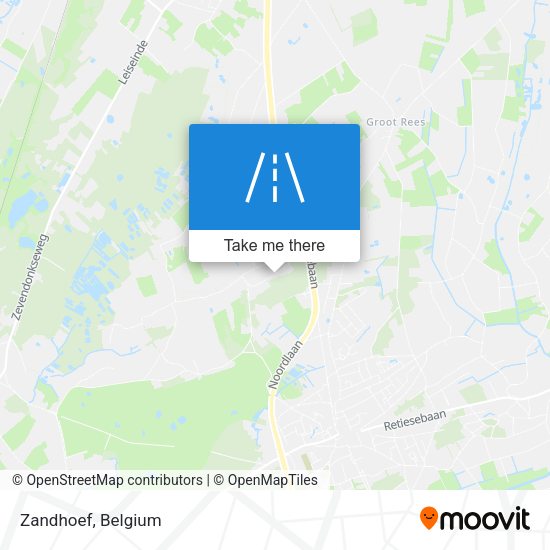 Zandhoef map