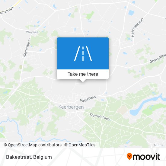 Bakestraat map