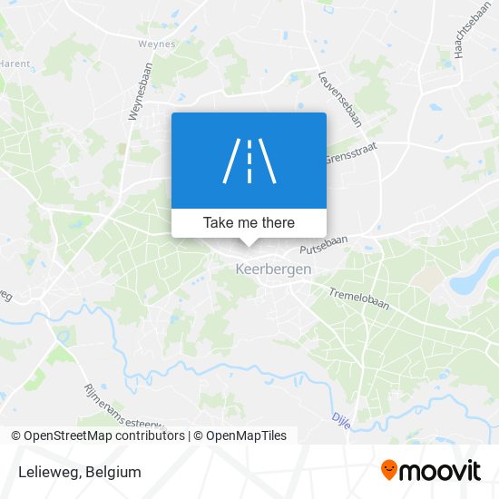 Lelieweg map