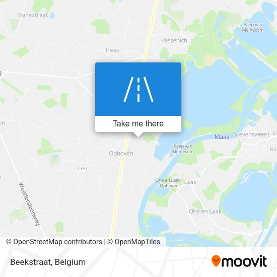 Beekstraat map