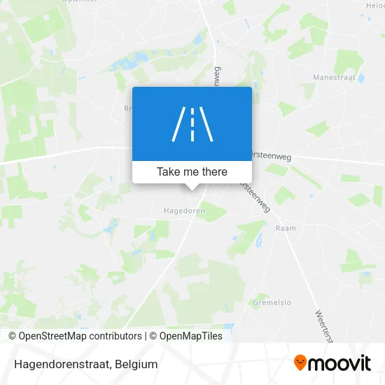 Hagendorenstraat map