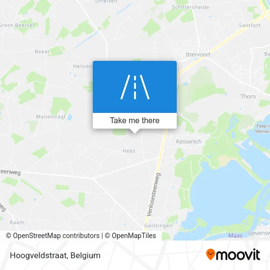 Hoogveldstraat map