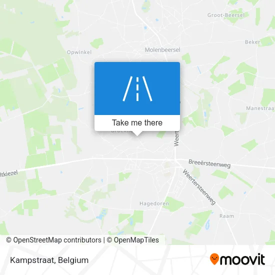 Kampstraat map