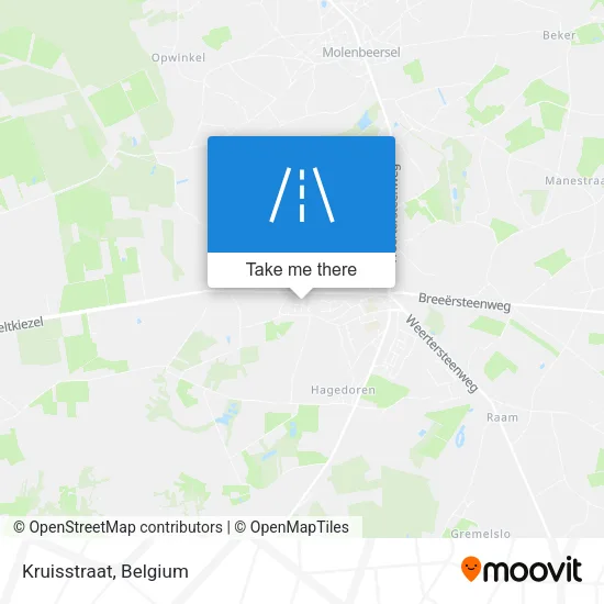 Kruisstraat map