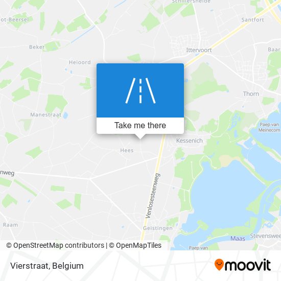 Vierstraat map