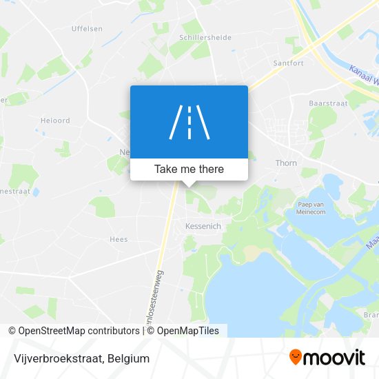 Vijverbroekstraat map