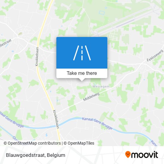 Blauwgoedstraat map