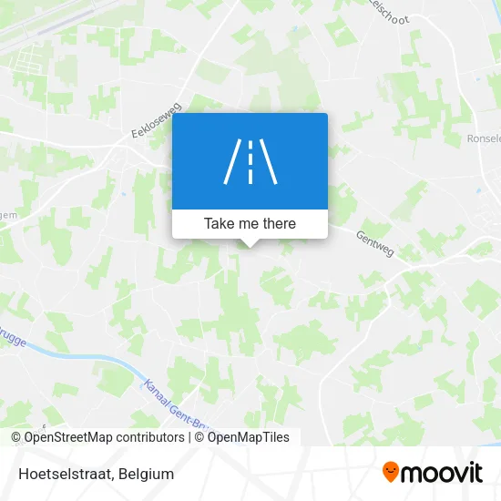 Hoetselstraat map