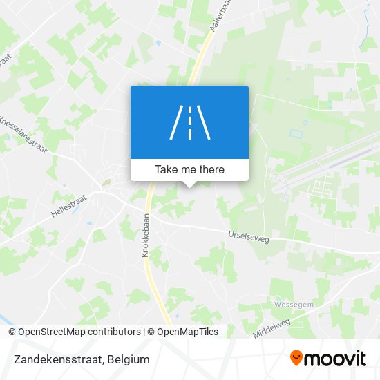 Zandekensstraat map