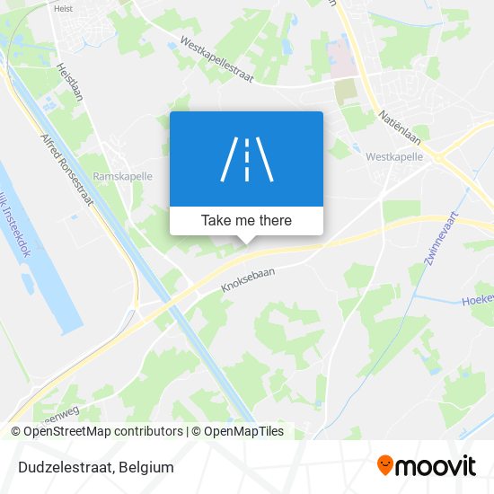 Dudzelestraat map