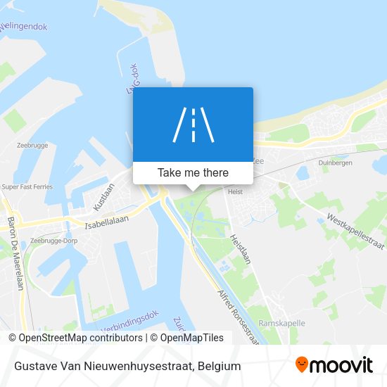 Gustave Van Nieuwenhuysestraat map