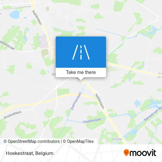 Hoekestraat map