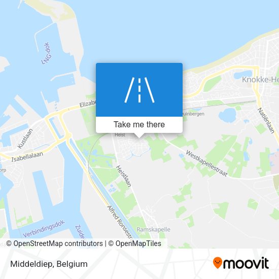 Middeldiep map