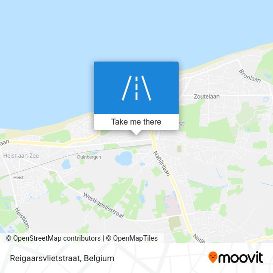 Reigaarsvlietstraat map