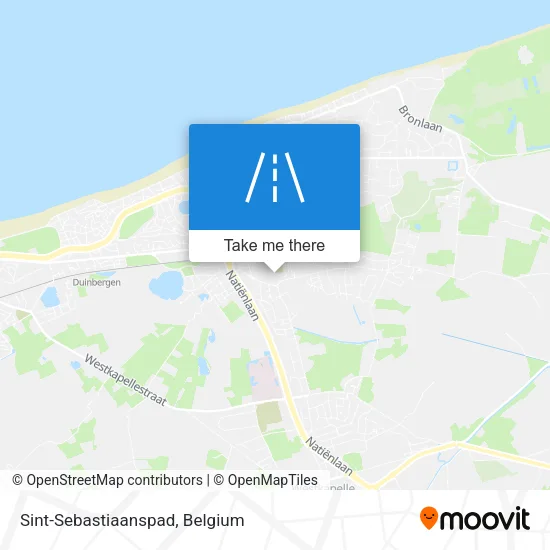 Sint-Sebastiaanspad map