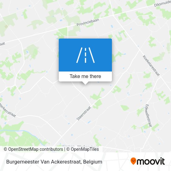Burgemeester Van Ackerestraat map