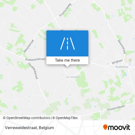 Verreweidestraat map